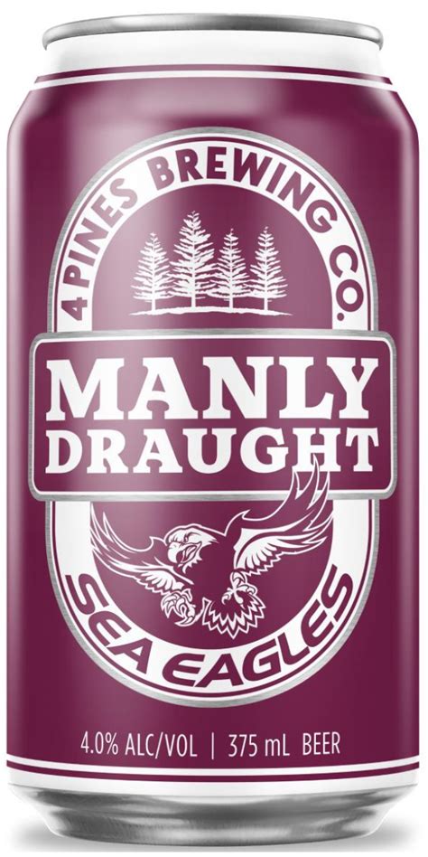 4 Pines Manly Draught Cans 6 x 375ml (6 Pack) - Bayfield's