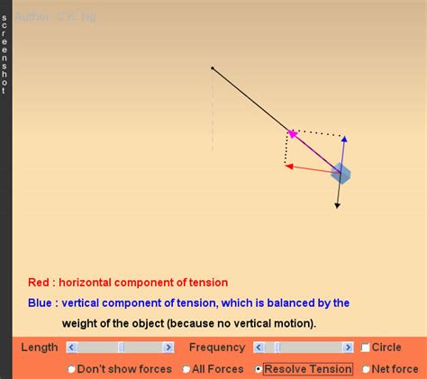 Conical Pendulum (Java)