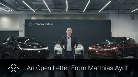 An Open Letter From Matthias Aydt, Global CEO of FF | Faraday Future ...