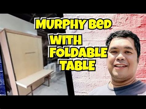 Murphy Bed with Foldable Table - YouTube