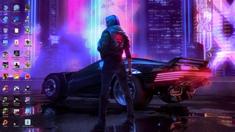 Cyberpunk 2077 - Desktop Animated Wallpaper - YouTube