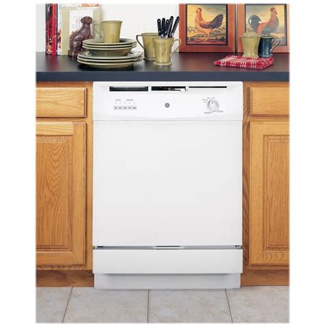 GE - 24" Built-In Dishwasher - White at Pacific Sales