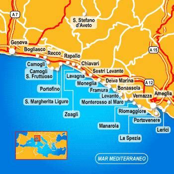 Santa Margherita Ligure Guide. Map of Portofino Promontory • Italy Travel Ideas