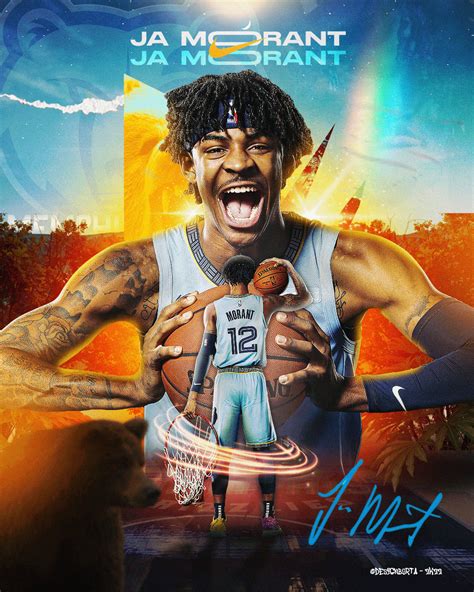 JA MORANT - POSTER ART :: Behance