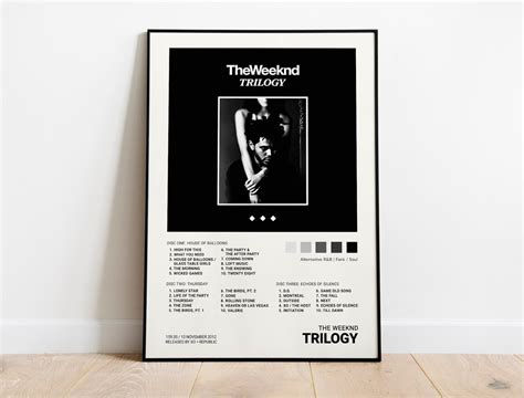 The Weeknd - Trilogy Album Cover Poster | Architeg Prints