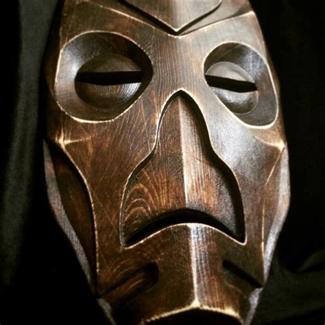 Skyrim Mask Dragon Priest Mask woodcarved mask TES5 mask | Etsy