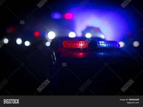 Police Cars Night. Image & Photo (Free Trial) | Bigstock