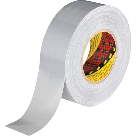 3M™ DE272913299 1909 Adjustable Fabric Adhesive Tape Silver 50mm x 50m | Rapid Electronics