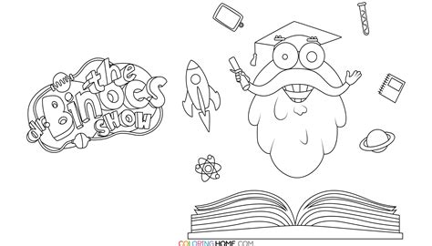 Dr Binocs Coloring Page - Coloring Home