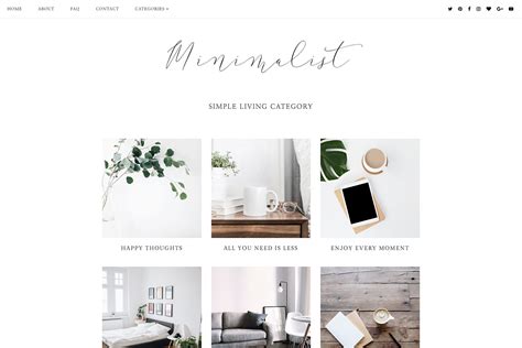 Minimalist | Blogger template | Creative Website Templates ~ Creative ...