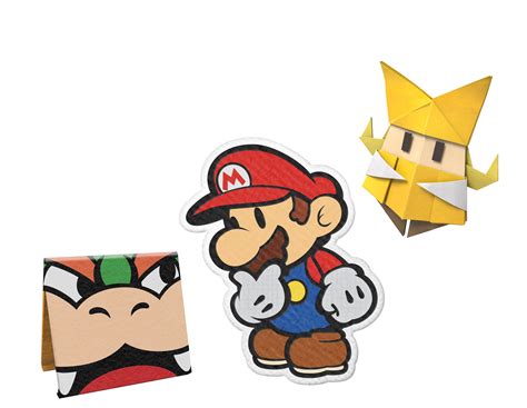 Paper Mario: The Origami King Characters – easy origami tutorial