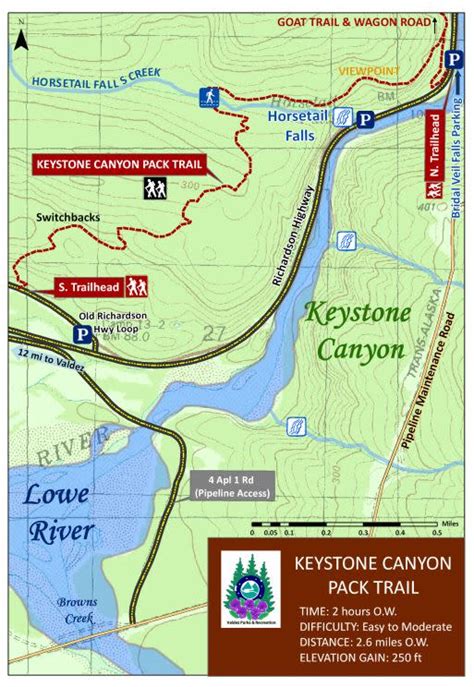 Keystone Canyon Pack Trail | Discover Valdez