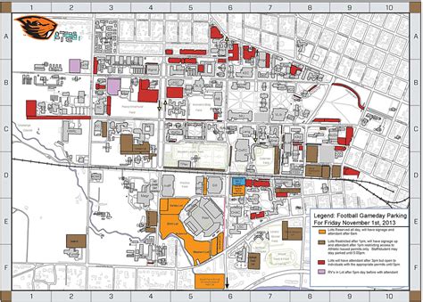 Oregon University Campus Map