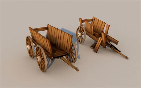 3D model medieval cart - TurboSquid 1511577