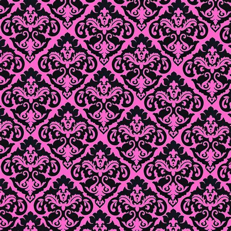 Pink And Black Damask Wallpapers - Wallpaper Cave