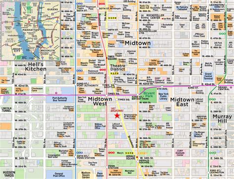 Midtown Manhattan/Times Square Map | Red Paw Technologies