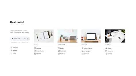 25+ Aesthetic Notion Templates & Layout Ideas