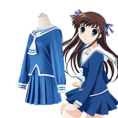 Cosplay&Ware [3]Tohru Honda Fruits Basket Saki Hanajima Uniform Cosplay ...