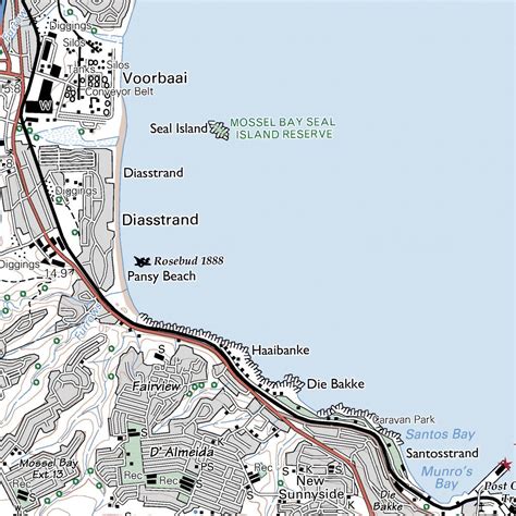 3422AA MOSSEL BAY map by Chief Directorate: National Geo-spatial ...