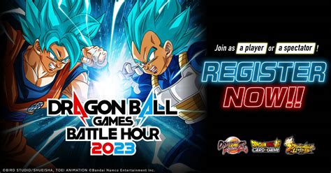 [Dragon Ball Games Battle Hour 2023 Registration Now Open!!] | DRAGON ...