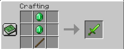 Emerald Sword Minecraft Mod