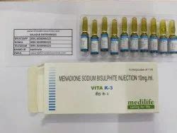 Vitamin K Injection - Inj Vit K Latest Price, Manufacturers & Suppliers