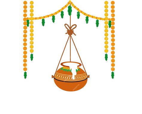 Premium Vector | Dahi Handi celebration in happy janmashtami festival ...