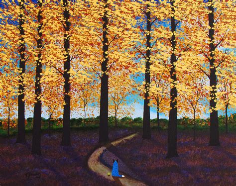 Autumn Path Painting by Todd Young - Fine Art America