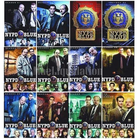 NYPD Blue Complete Season 1-12 DVD (TV) (1993-2005) 63-Disc Movie Collection Set | Wish