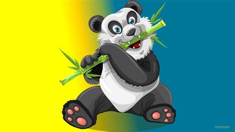 Giant panda with bamboo - Barbara's HD wallpaper | Pxfuel