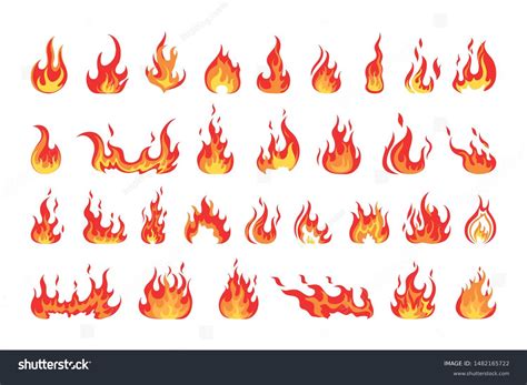 Fire Flame Drawing Photos, Images & Pictures | Shutterstock