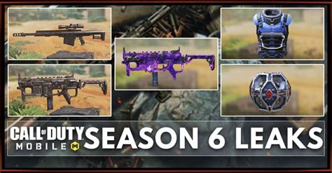 COD Mobile Season 6 Leaks: Weapons, Skin, Operator Skill, Scorestreaks ...