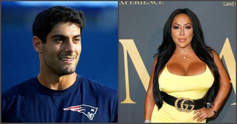 Jimmy Garoppolo hints at a relationship with Kiara Mia as he sends her flowers after their date ...