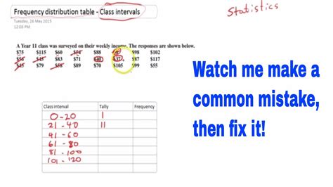 What Does A Frequency Table With Intervals Look Like | Bruin Blog