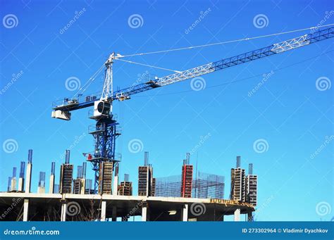 Skyscraper construction stock photo. Image of highrise - 273302964