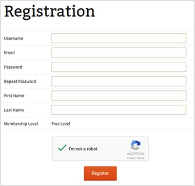 Simple Membership and Google reCAPTCHA Integration