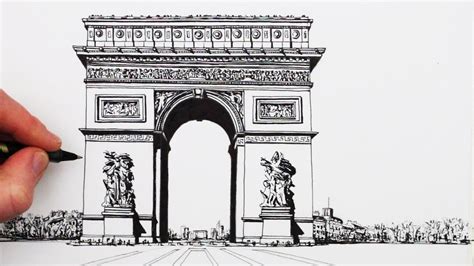 See how to draw the Arc de Triomphe step by step in this art video tutorial from Circle Line Art ...