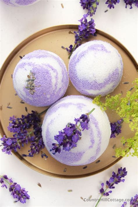 Lavender Bath Bombs Recipe {Natural + Essential Oils}