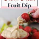 Cream Cheese Fruit Dip (3 Ingredient) - Ovenspiration