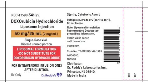 Doxorubicin Liposomal: Package Insert - Drugs.com