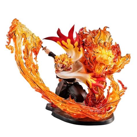 Demon Slayer - Kyojuro Rengoku Flame Breathing Fifth Form: Flame Tiger Precious G.E.M Statue ...