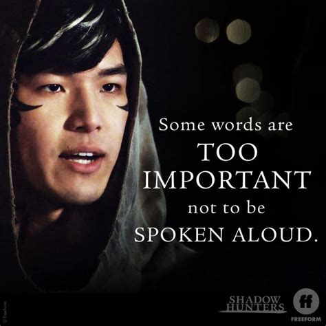 Shadowhunters on Twitter | Shadowhunters, Shadowhunter quotes, Shadowhunters series