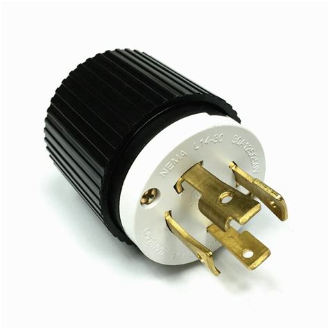 NEMA L14-30P UL Listed Male Locking Generator Plug 30A 125/250V 3 Pole 4 Wires - Walmart.com ...