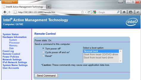 Intel AMT Web Interface, Continued - Intel vPro: Three Generations Of Remote Management | Tom's ...