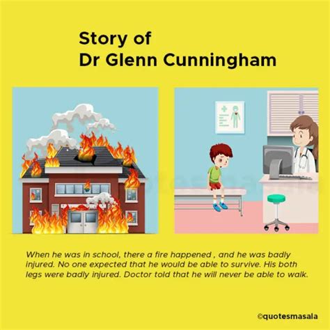 Dr Glenn Cunningham's True Inspirational Story | Nothing Is Impossible | Quotesmasala