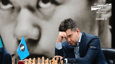 Flash Report: Nepomniachtchi Wins Game 2 With Black After Navigating ...