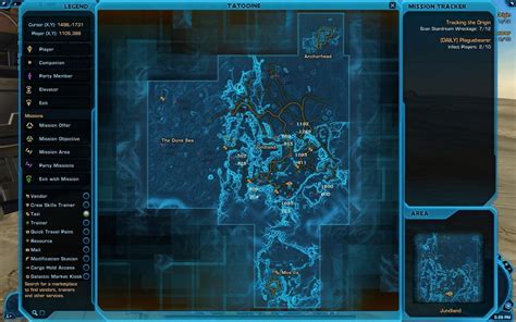 Swtor Tatooine Map