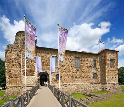 Colchester castle - photo by George Gastin - Medievalists.net