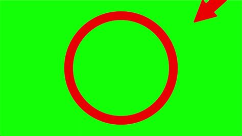 Red Circle With Two Arrows and Siren - HD Green Screen Meme Template for Instagram, TikTok ...