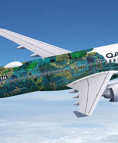 Qantas' first A220 joins the Flying Art Series